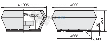 Rosenberg DV 450 L-6-6 D - описание, технические характеристики, графики